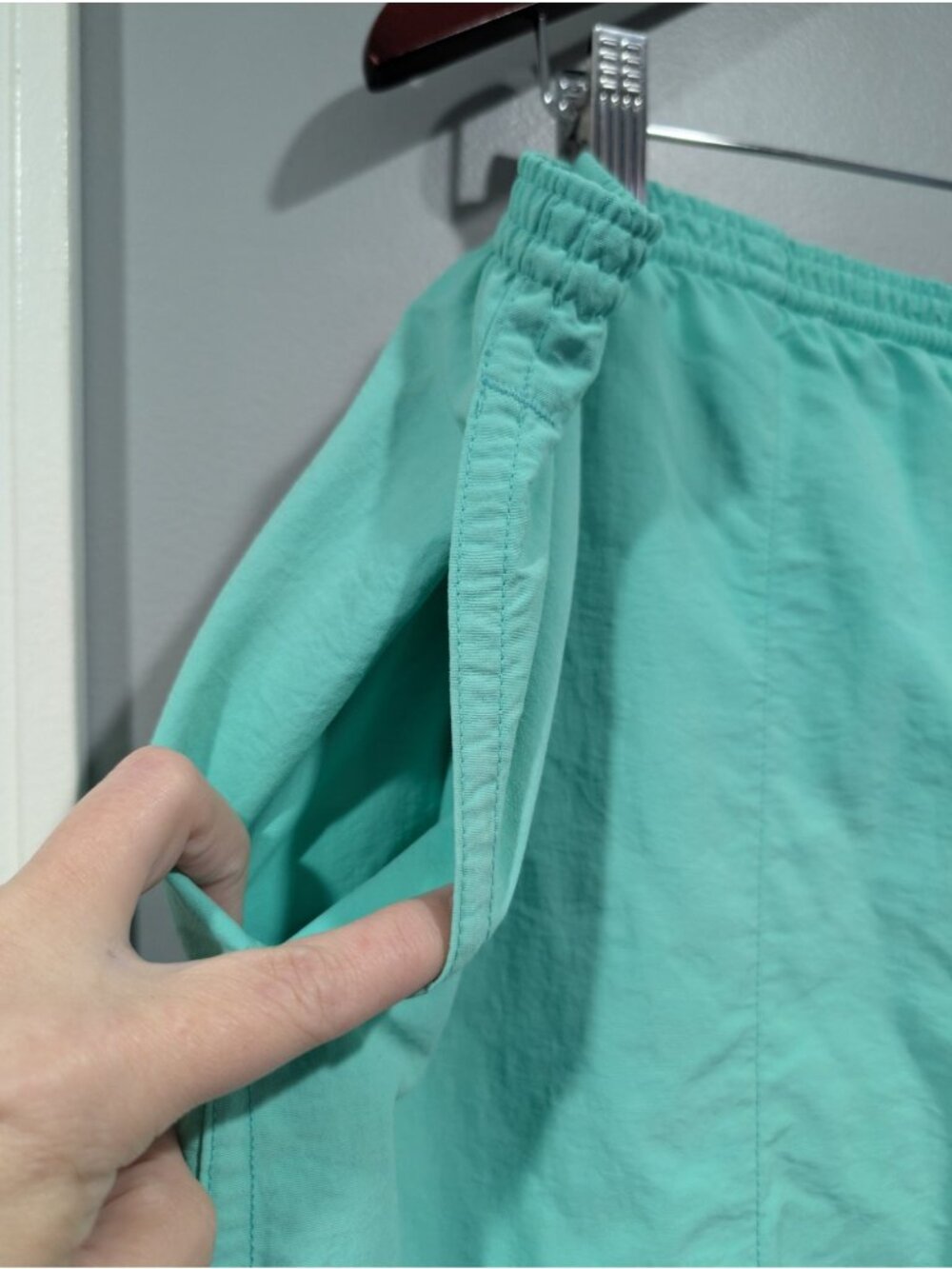 Patagonia Shorts Mens Green Nylon Lined Baggies Swim Drawstring 6 Inch Sz XXL - Picture 6 of 16